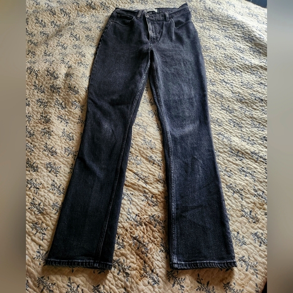 Abercrombie & Fitch Black Straight Leg Jeans - Picture 2 of 6